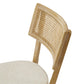 Caledonia Fabric Upholstered Wood Dining Chair Set of 2 by Modway EEI-6080