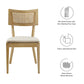 Caledonia Fabric Upholstered Wood Dining Chair Set of 2 by Modway EEI-6080