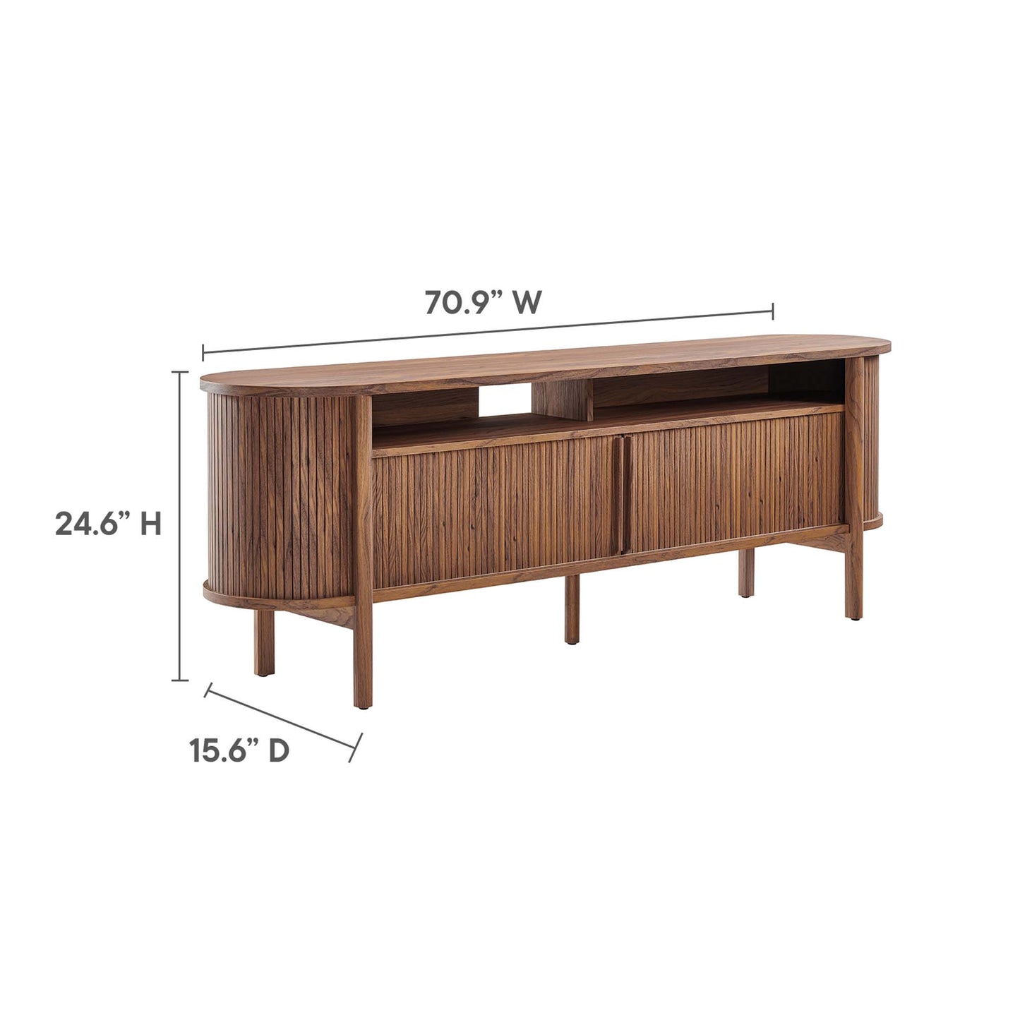 Cadence 71" Curved TV Stand by Modway EEI-6310