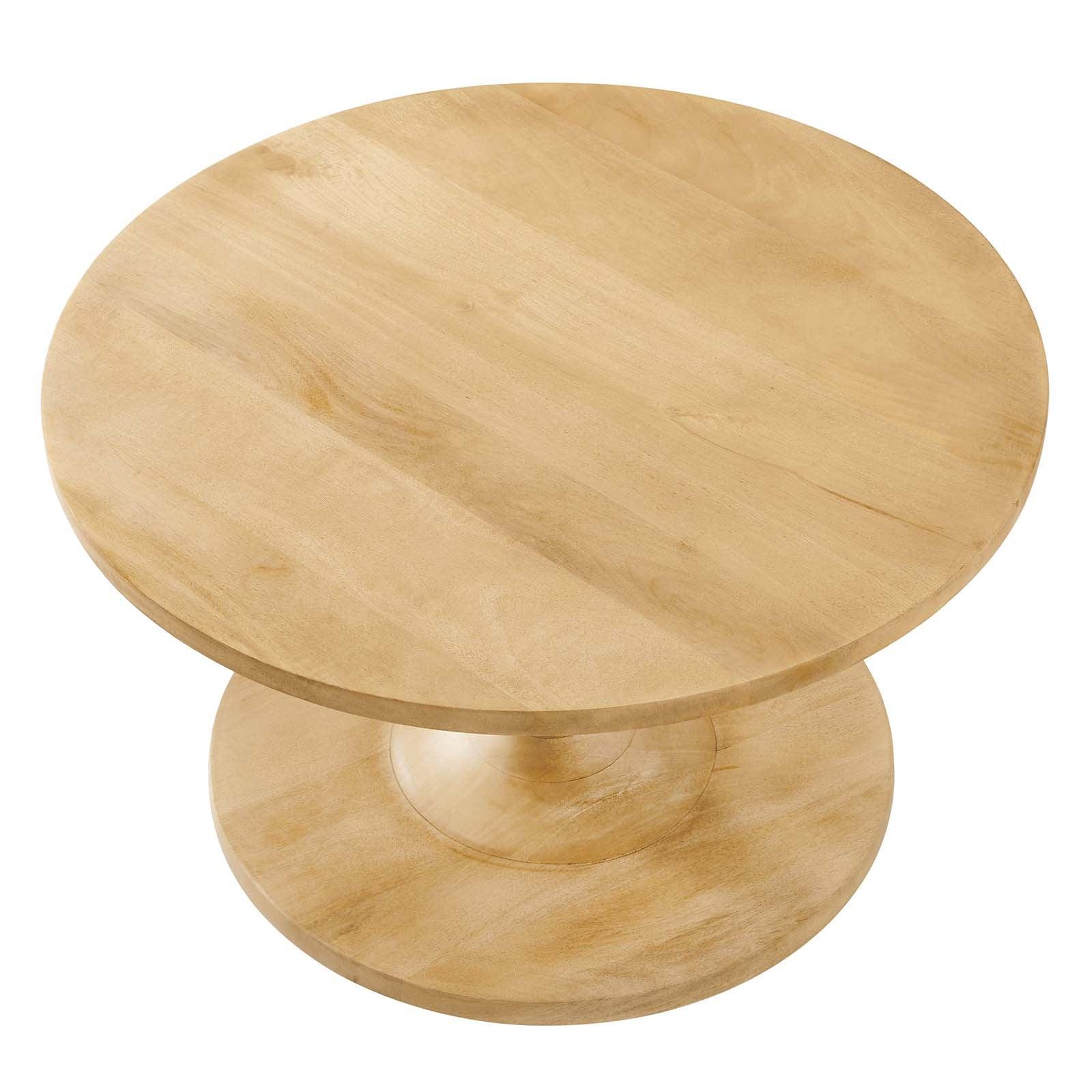Modway Lina Round Wood Coffee Table FredCo