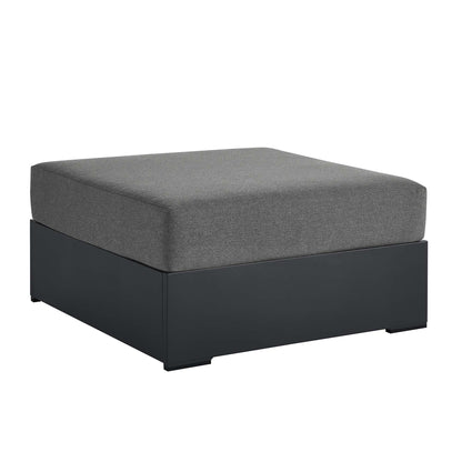 Tahoe Outdoor Patio Powder-Coated Aluminum Ottoman by Modway EEI-6627