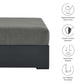 Tahoe Outdoor Patio Powder-Coated Aluminum Ottoman by Modway EEI-6627