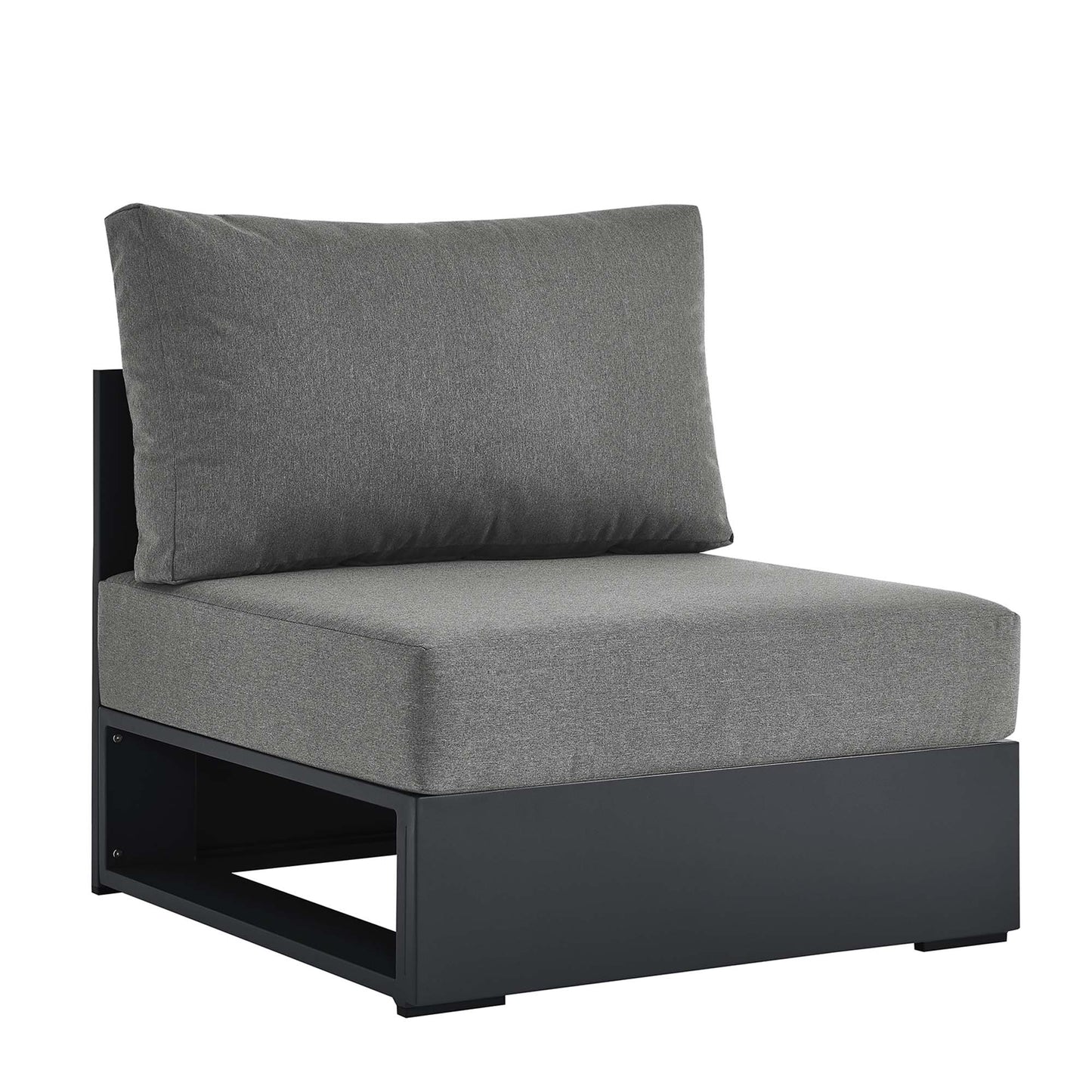 Tahoe Outdoor Patio Powder-Coated Aluminum Modular Armless Chair by Modway EEI-6628