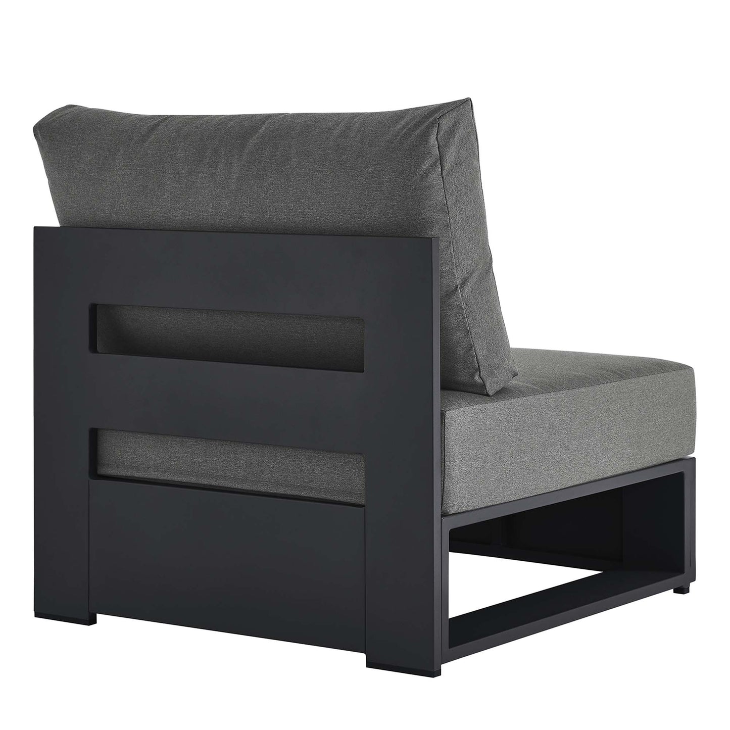 Tahoe Outdoor Patio Powder-Coated Aluminum Modular Armless Chair by Modway EEI-6628