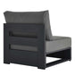 Tahoe Outdoor Patio Powder-Coated Aluminum Modular Armless Chair by Modway EEI-6628