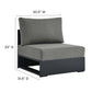 Tahoe Outdoor Patio Powder-Coated Aluminum Modular Armless Chair by Modway EEI-6628