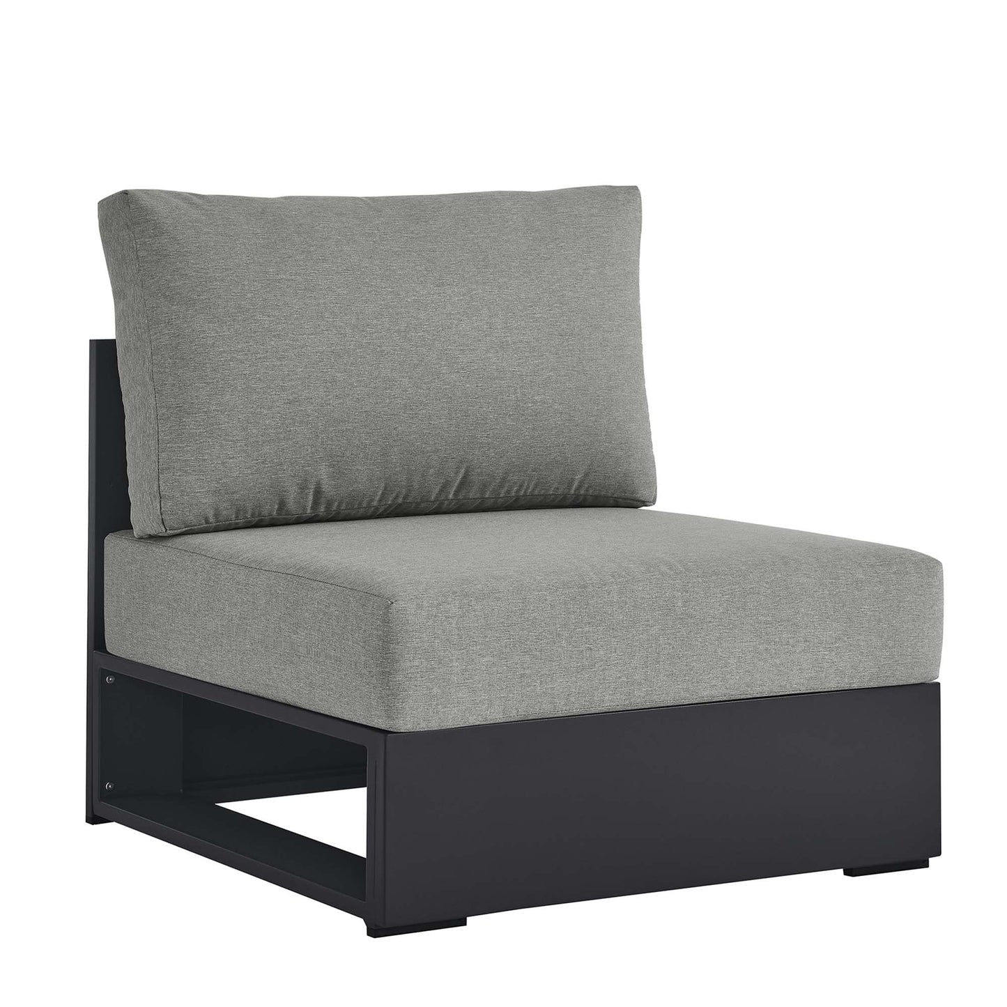 Tahoe Outdoor Patio Powder-Coated Aluminum Modular Armless Chair by Modway EEI-6628