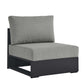 Tahoe Outdoor Patio Powder-Coated Aluminum Modular Armless Chair by Modway EEI-6628
