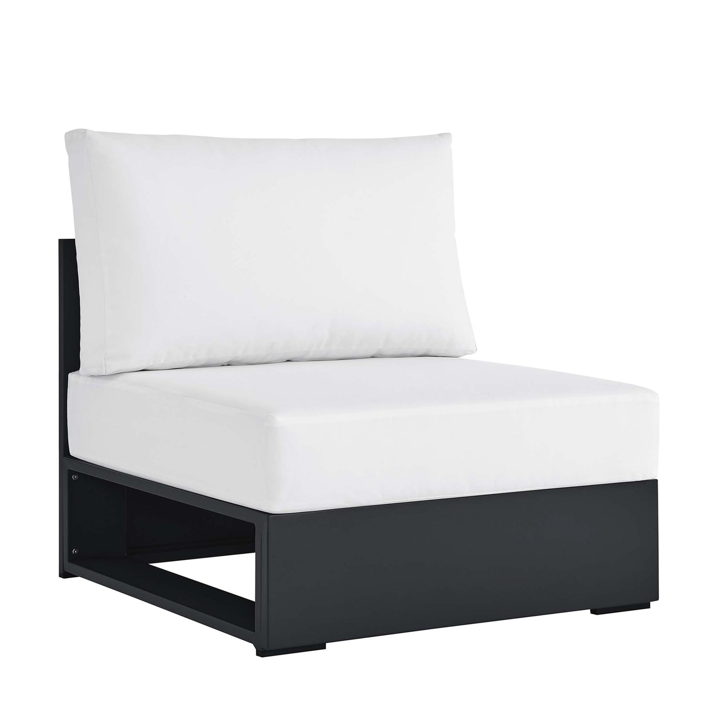 Tahoe Outdoor Patio Powder-Coated Aluminum Modular Armless Chair by Modway EEI-6628