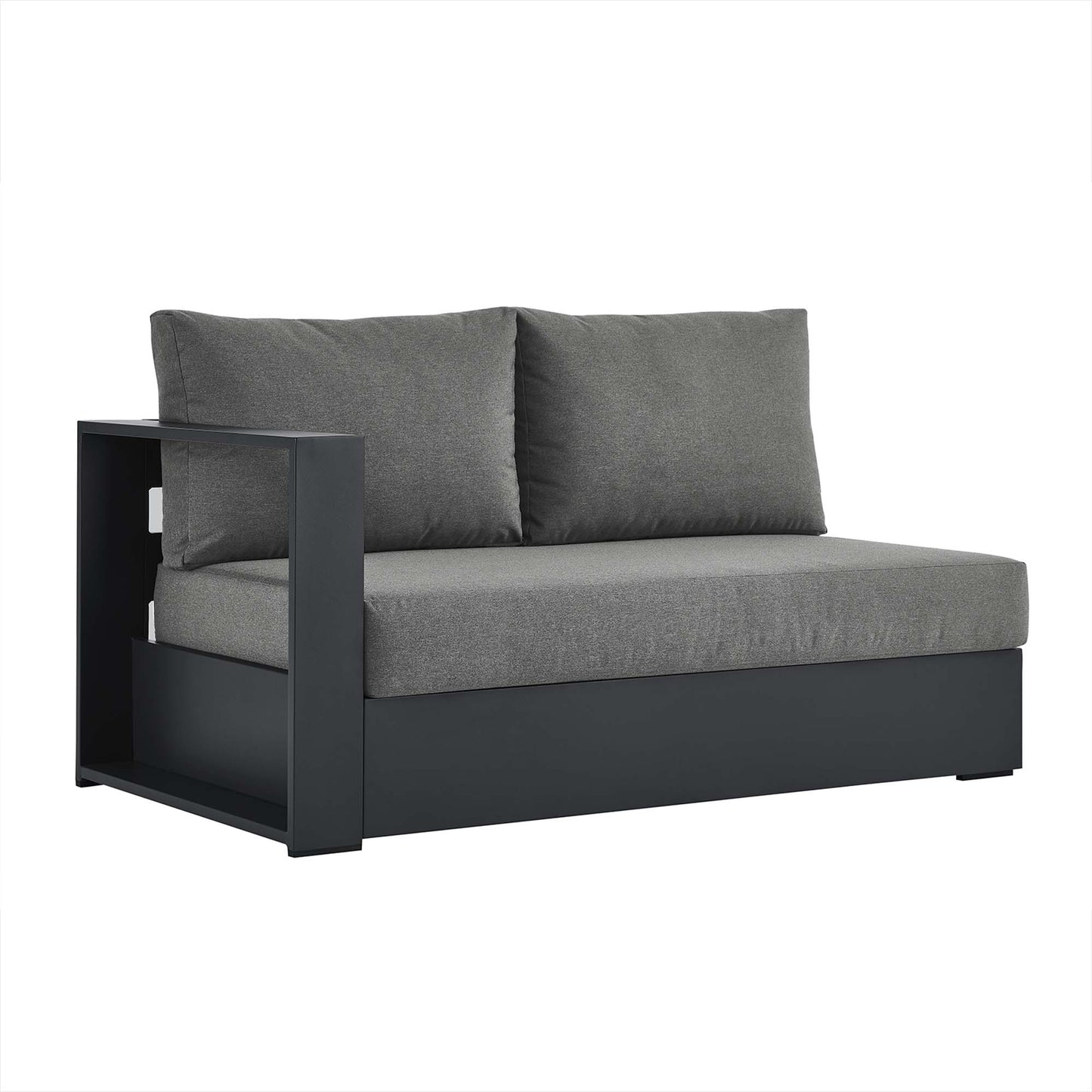 Tahoe Outdoor Patio Powder-Coated Aluminum Modular Left-Facing Loveseat by Modway EEI-6629