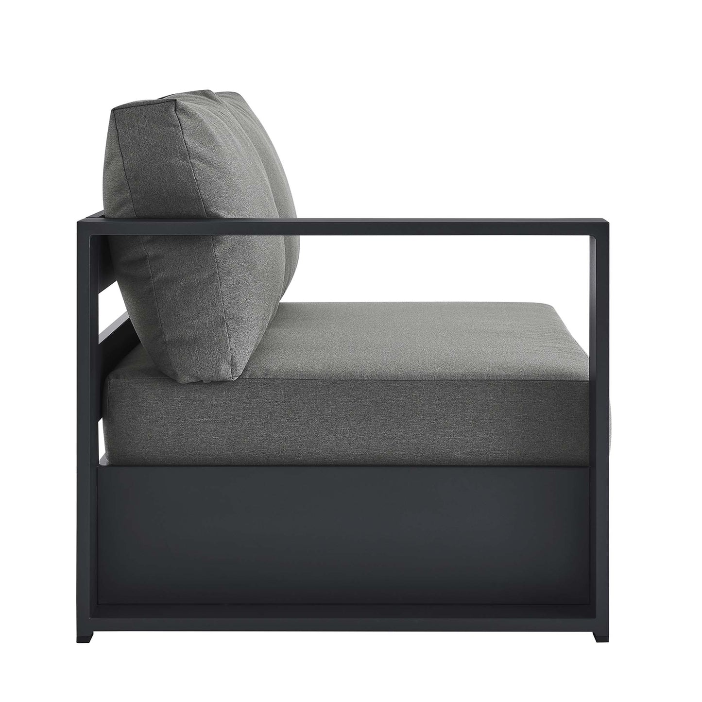 Tahoe Outdoor Patio Powder-Coated Aluminum Modular Left-Facing Loveseat by Modway EEI-6629