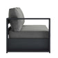 Tahoe Outdoor Patio Powder-Coated Aluminum Modular Left-Facing Loveseat by Modway EEI-6629