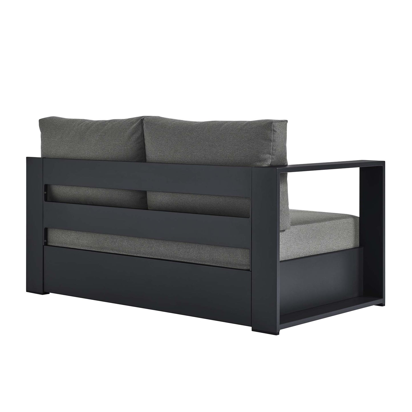 Tahoe Outdoor Patio Powder-Coated Aluminum Modular Left-Facing Loveseat by Modway EEI-6629
