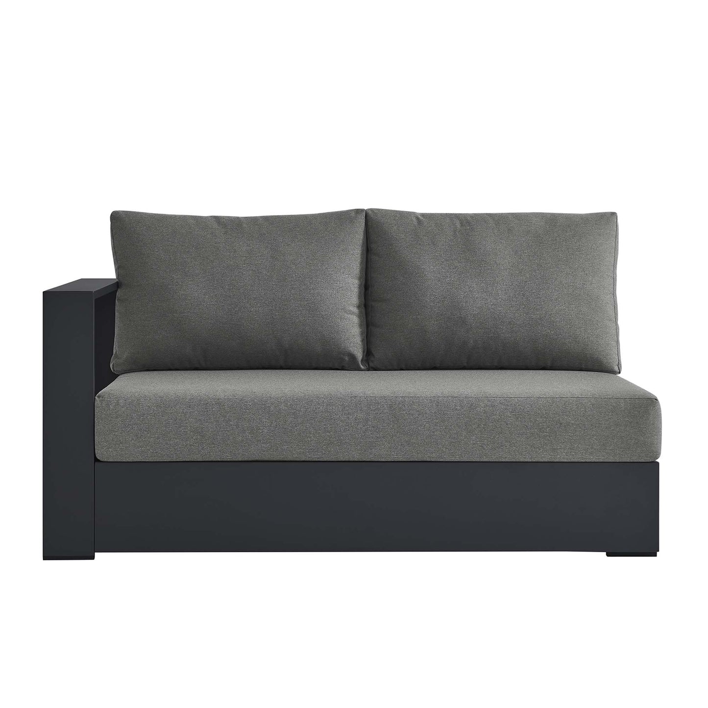 Tahoe Outdoor Patio Powder-Coated Aluminum Modular Left-Facing Loveseat by Modway EEI-6629