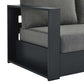 Tahoe Outdoor Patio Powder-Coated Aluminum Modular Left-Facing Loveseat by Modway EEI-6629