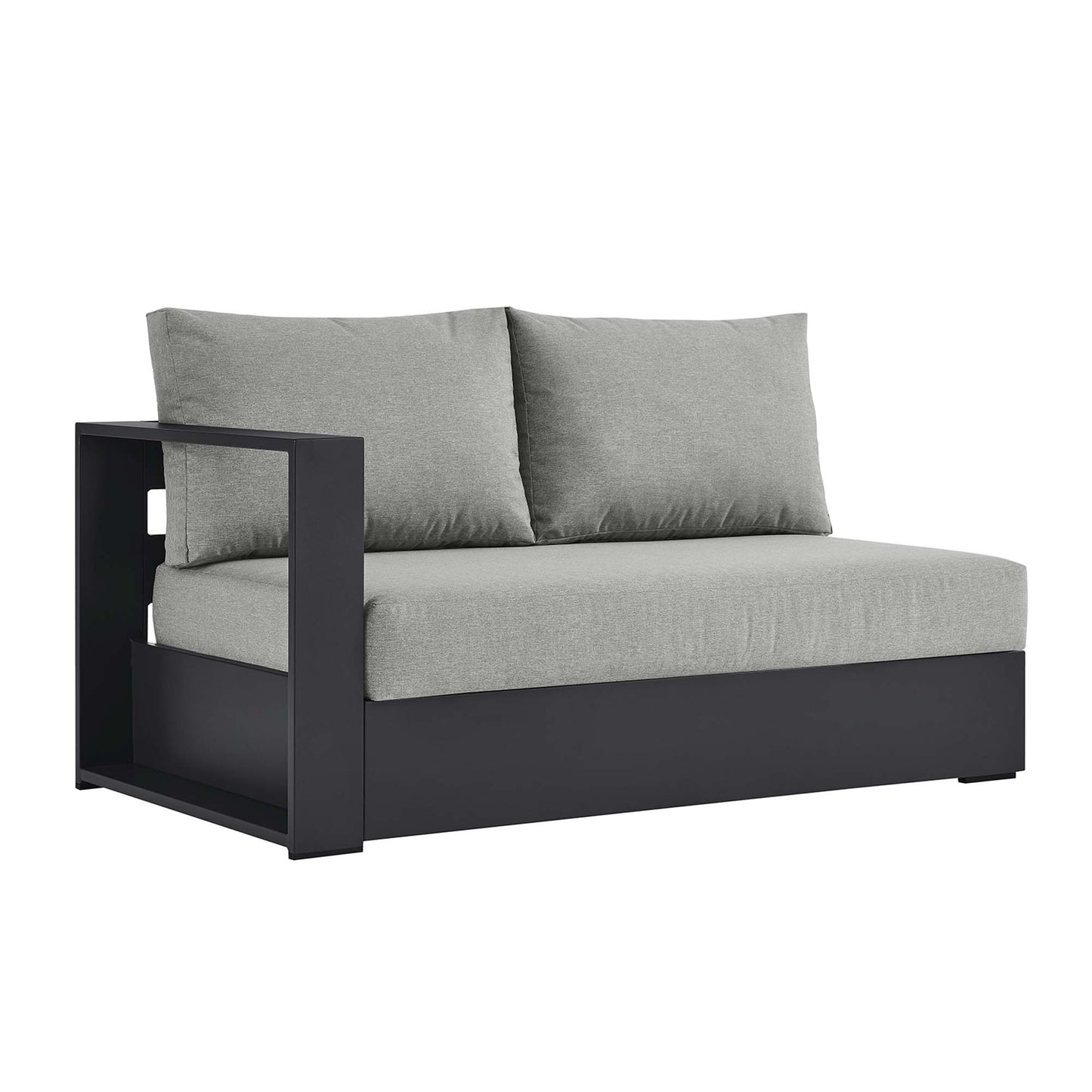 Tahoe Outdoor Patio Powder-Coated Aluminum Modular Left-Facing Loveseat by Modway EEI-6629