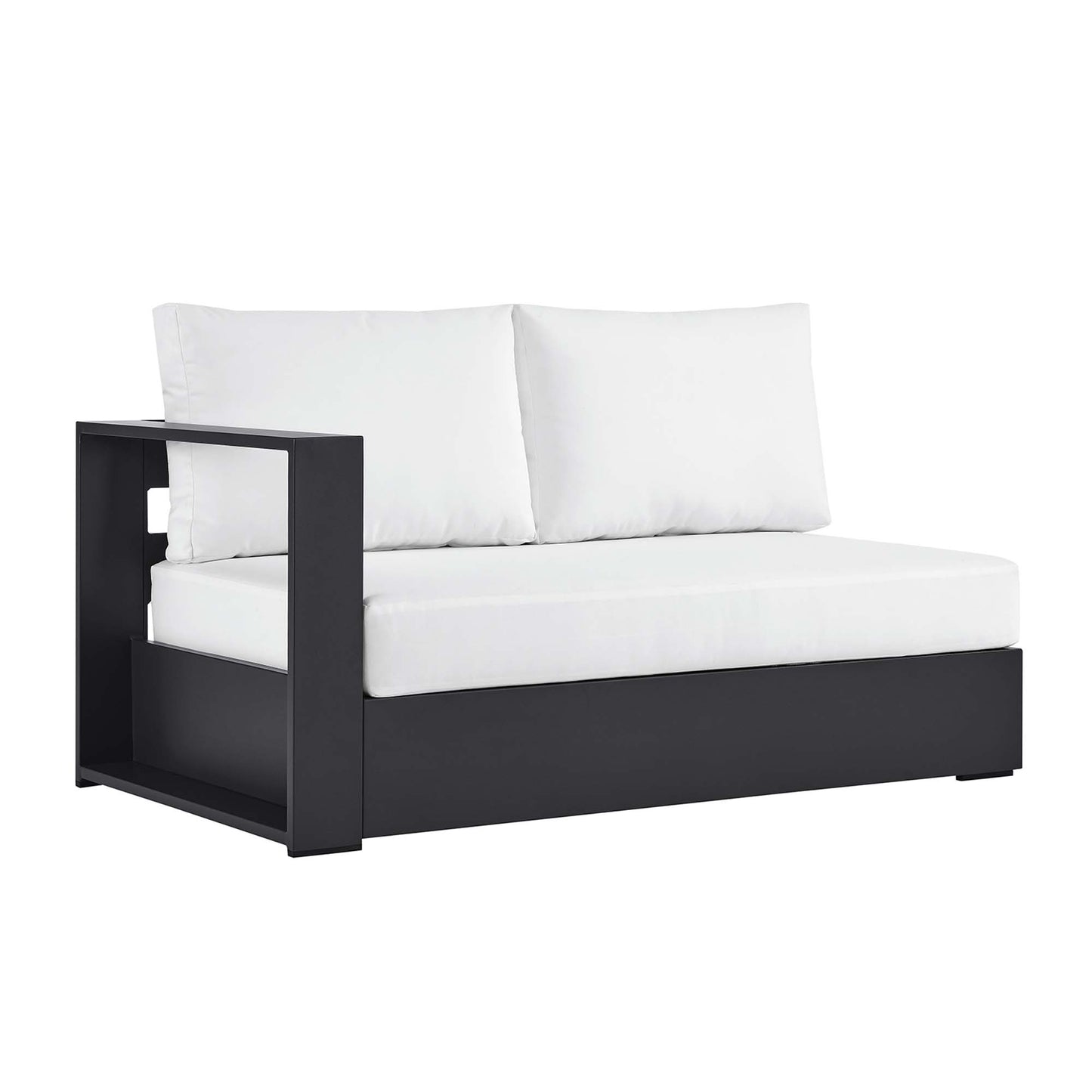Tahoe Outdoor Patio Powder-Coated Aluminum Modular Left-Facing Loveseat by Modway EEI-6629