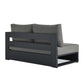 Tahoe Outdoor Patio Powder-Coated Aluminum Modular Right-Facing Loveseat by Modway EEI-6630
