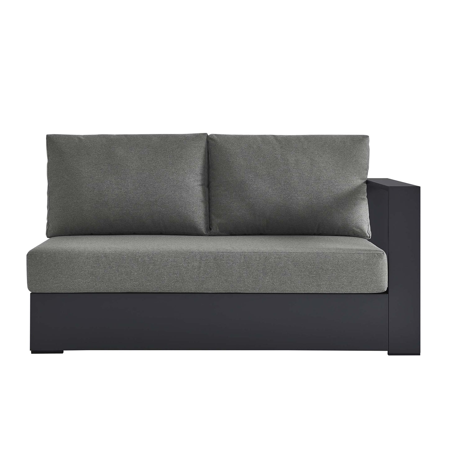 Tahoe Outdoor Patio Powder-Coated Aluminum Modular Right-Facing Loveseat by Modway EEI-6630