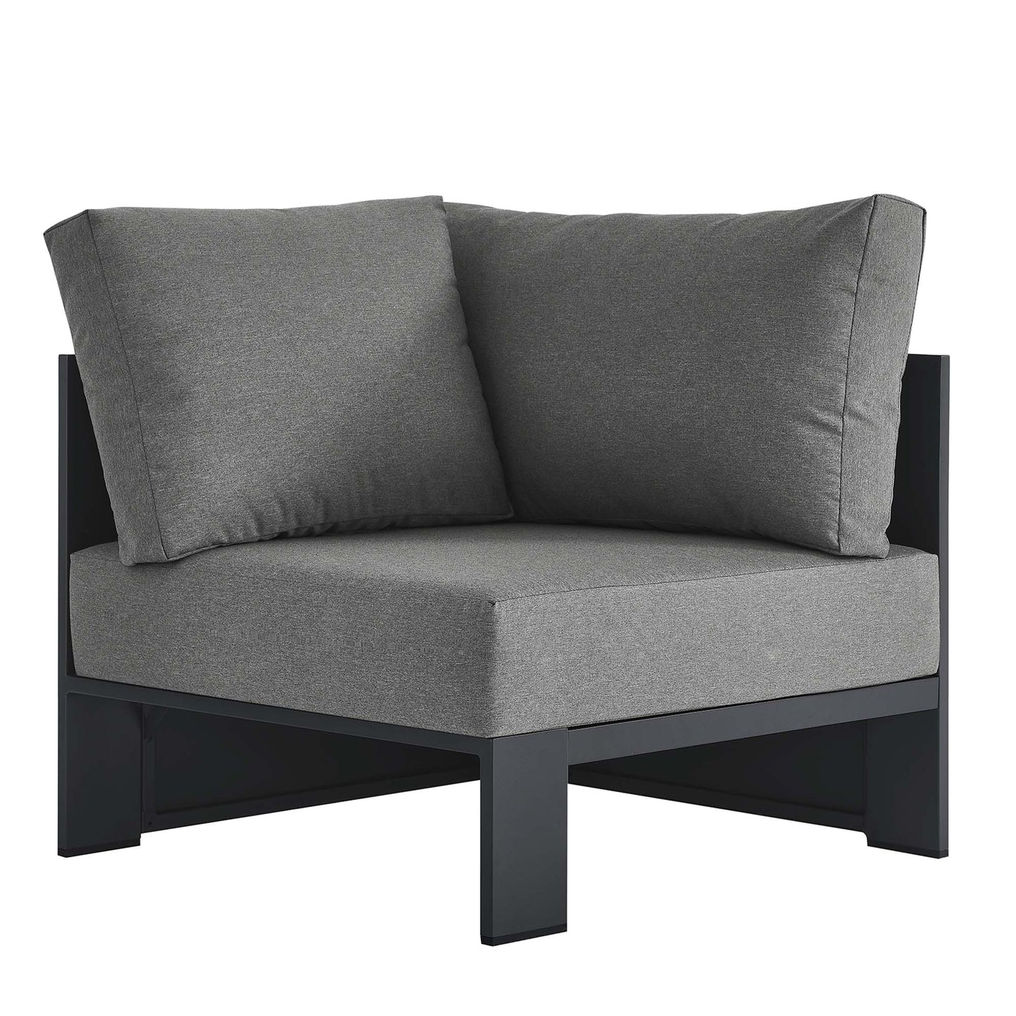Tahoe Outdoor Patio Powder-Coated Aluminum Modular Corner Chair by Modway EEI-6631