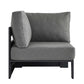 Tahoe Outdoor Patio Powder-Coated Aluminum Modular Corner Chair by Modway EEI-6631