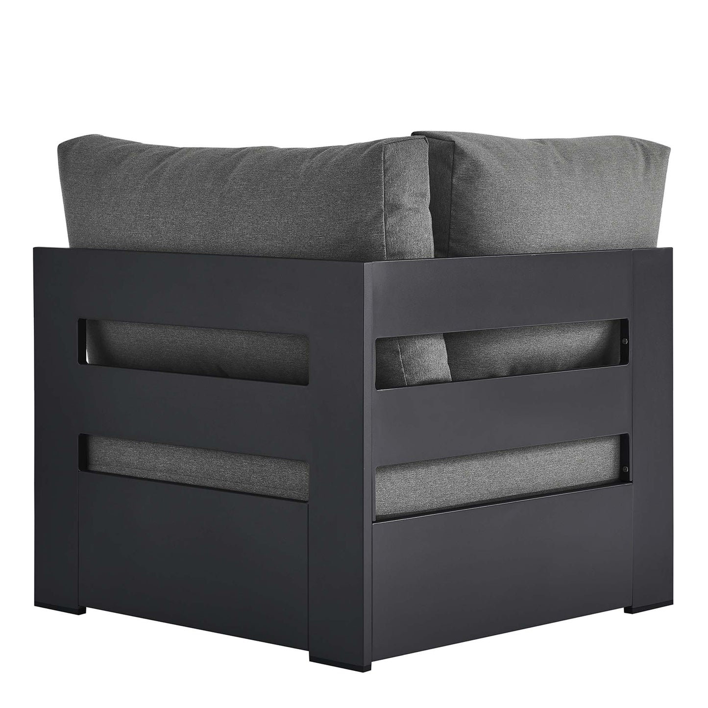 Tahoe Outdoor Patio Powder-Coated Aluminum Modular Corner Chair by Modway EEI-6631