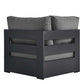 Tahoe Outdoor Patio Powder-Coated Aluminum Modular Corner Chair by Modway EEI-6631