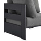 Tahoe Outdoor Patio Powder-Coated Aluminum Modular Corner Chair by Modway EEI-6631