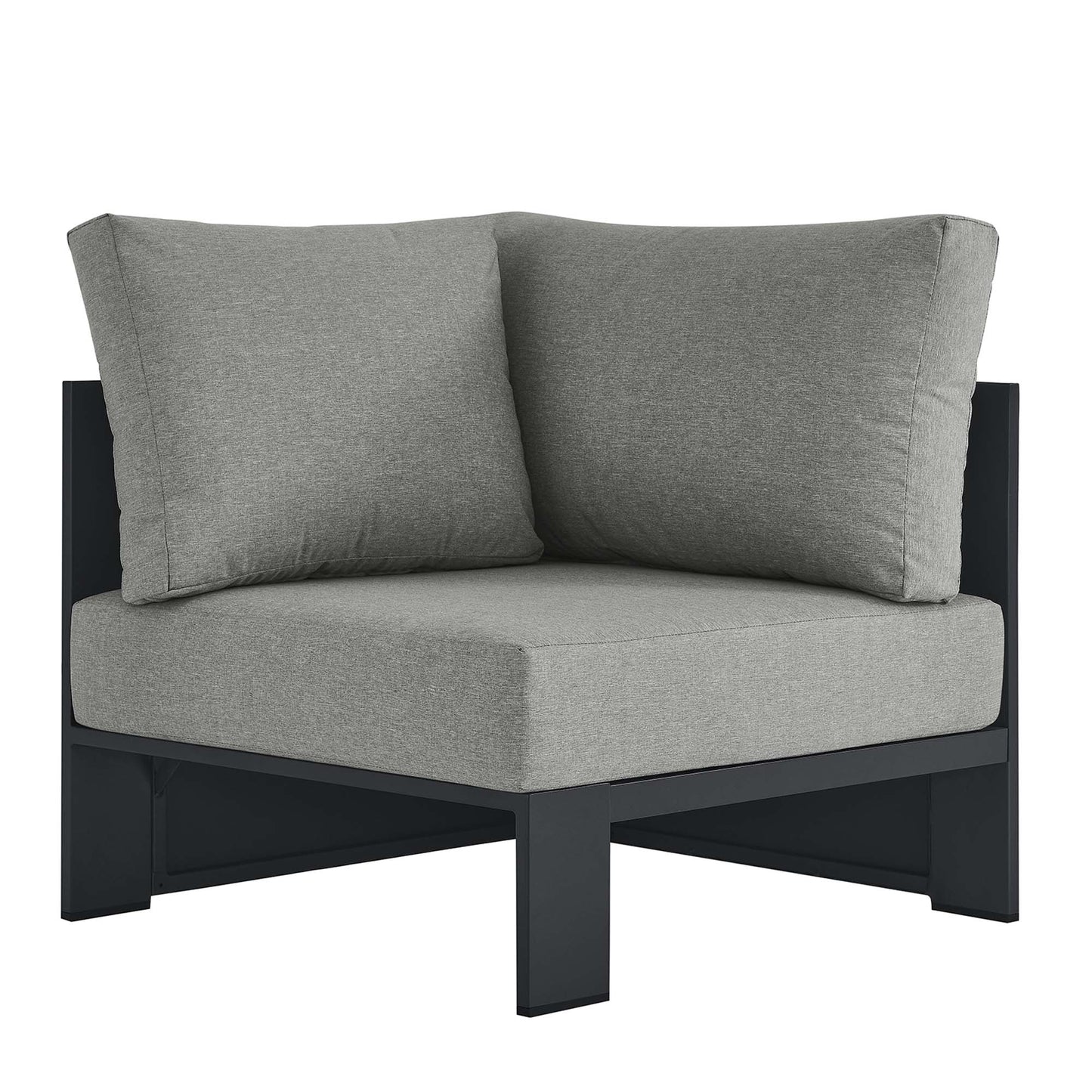 Tahoe Outdoor Patio Powder-Coated Aluminum Modular Corner Chair by Modway EEI-6631