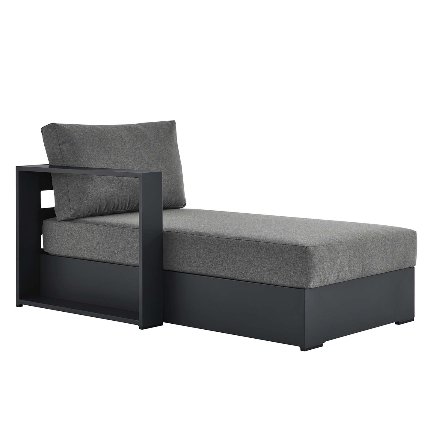 Tahoe Outdoor Patio Powder-Coated Aluminum Modular Left-Facing Chaise Lounge by Modway EEI-6632