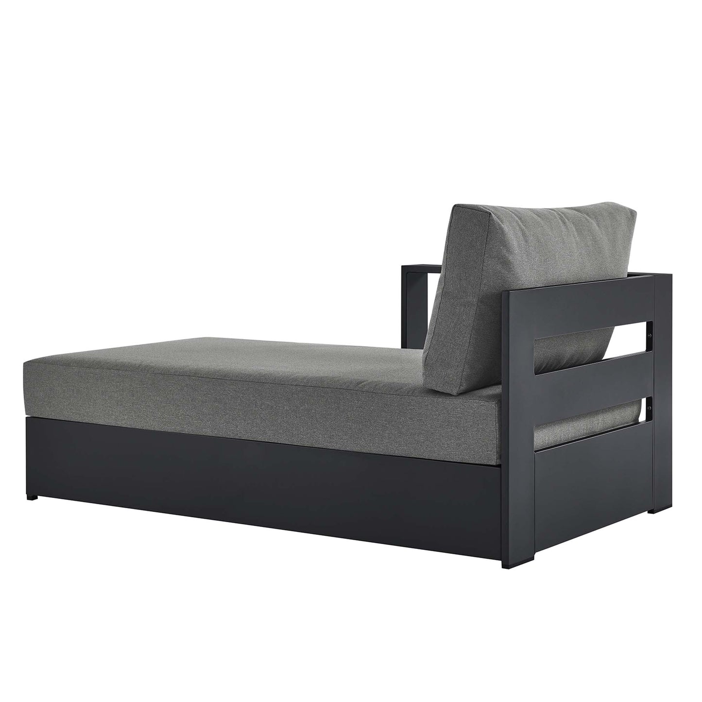 Tahoe Outdoor Patio Powder-Coated Aluminum Modular Left-Facing Chaise Lounge by Modway EEI-6632