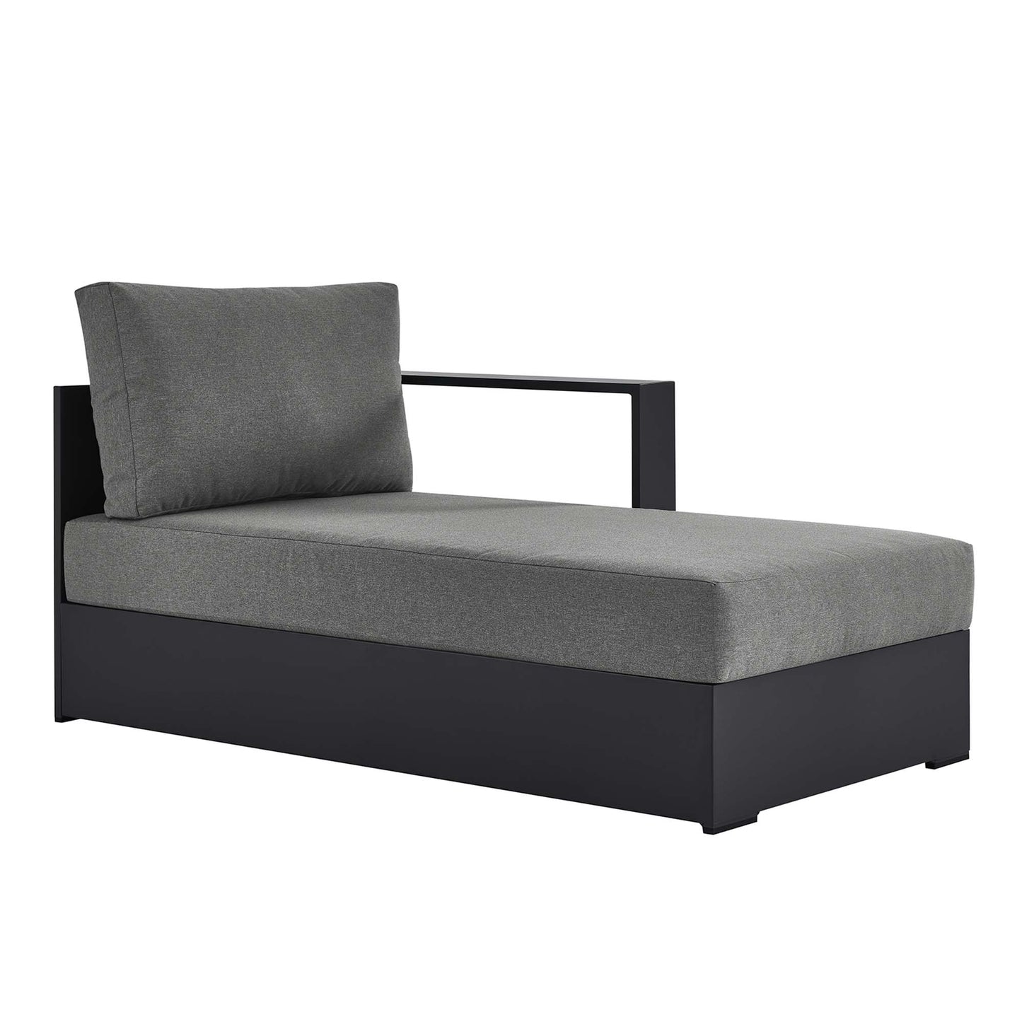 Tahoe Outdoor Patio Powder-Coated Aluminum Modular Right-Facing Chaise Lounge by Modway EEI-6633