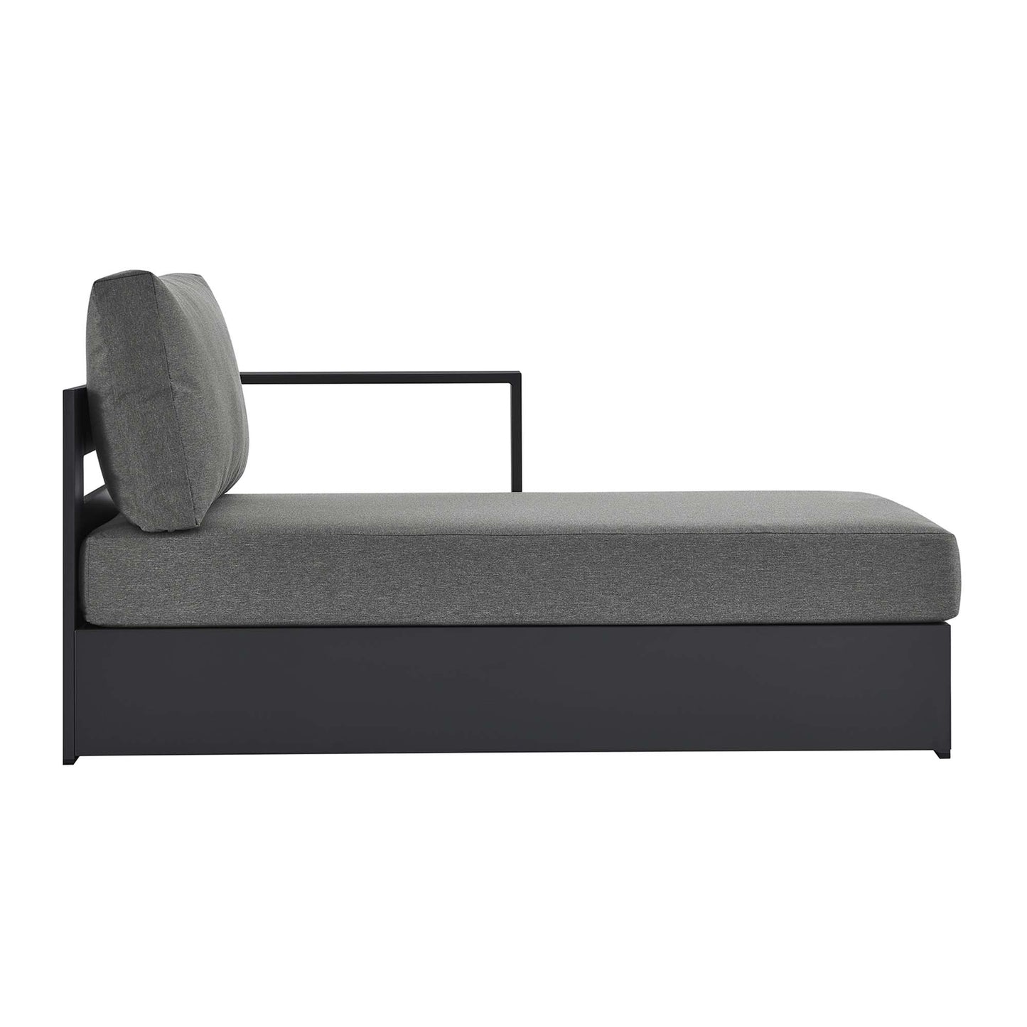 Tahoe Outdoor Patio Powder-Coated Aluminum Modular Right-Facing Chaise Lounge by Modway EEI-6633