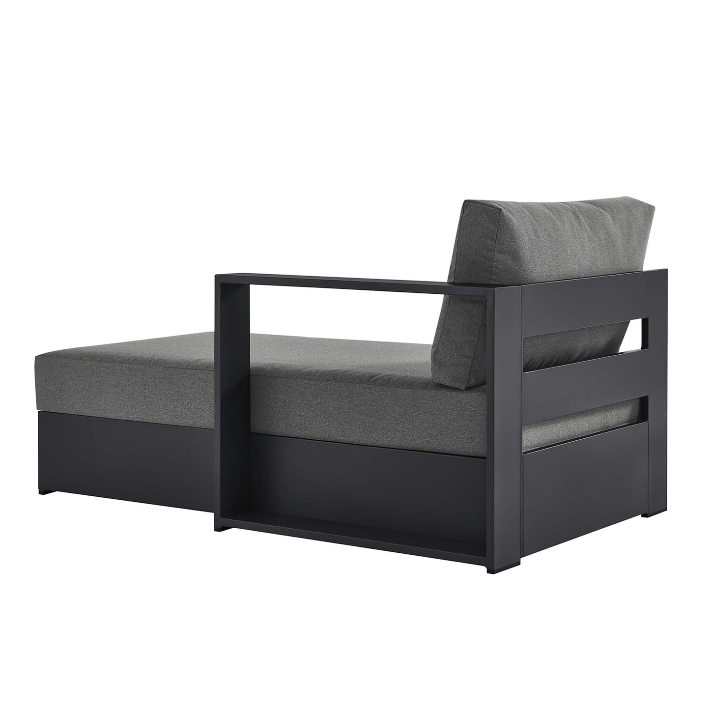 Tahoe Outdoor Patio Powder-Coated Aluminum Modular Right-Facing Chaise Lounge by Modway EEI-6633
