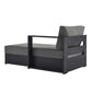 Tahoe Outdoor Patio Powder-Coated Aluminum Modular Right-Facing Chaise Lounge by Modway EEI-6633