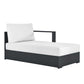 Tahoe Outdoor Patio Powder-Coated Aluminum Modular Right-Facing Chaise Lounge by Modway EEI-6633