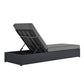 Tahoe Outdoor Patio Powder-Coated Aluminum Chaise Lounge Chair by Modway EEI-6634