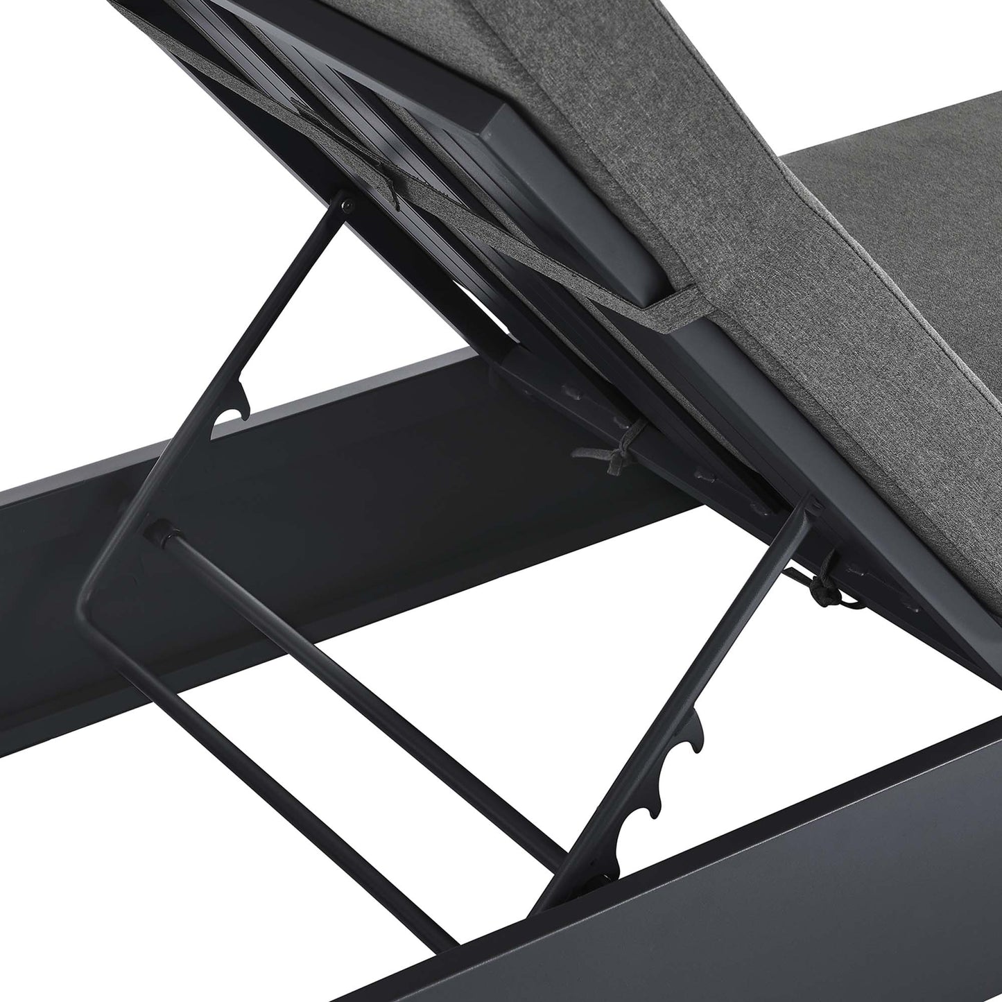 Tahoe Outdoor Patio Powder-Coated Aluminum Chaise Lounge Chair by Modway EEI-6634