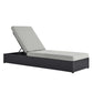 Tahoe Outdoor Patio Powder-Coated Aluminum Chaise Lounge Chair by Modway EEI-6634