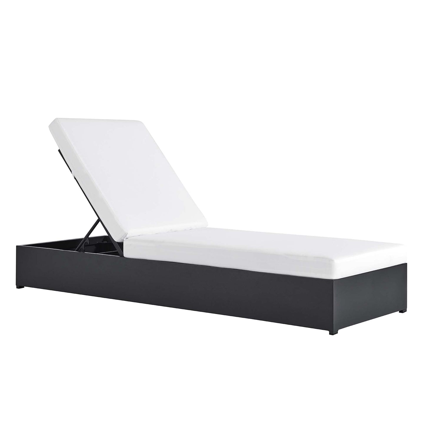 Tahoe Outdoor Patio Powder-Coated Aluminum Chaise Lounge Chair by Modway EEI-6634