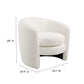 Modway Affinity Upholstered Boucle Fabric Curved Back Armchair