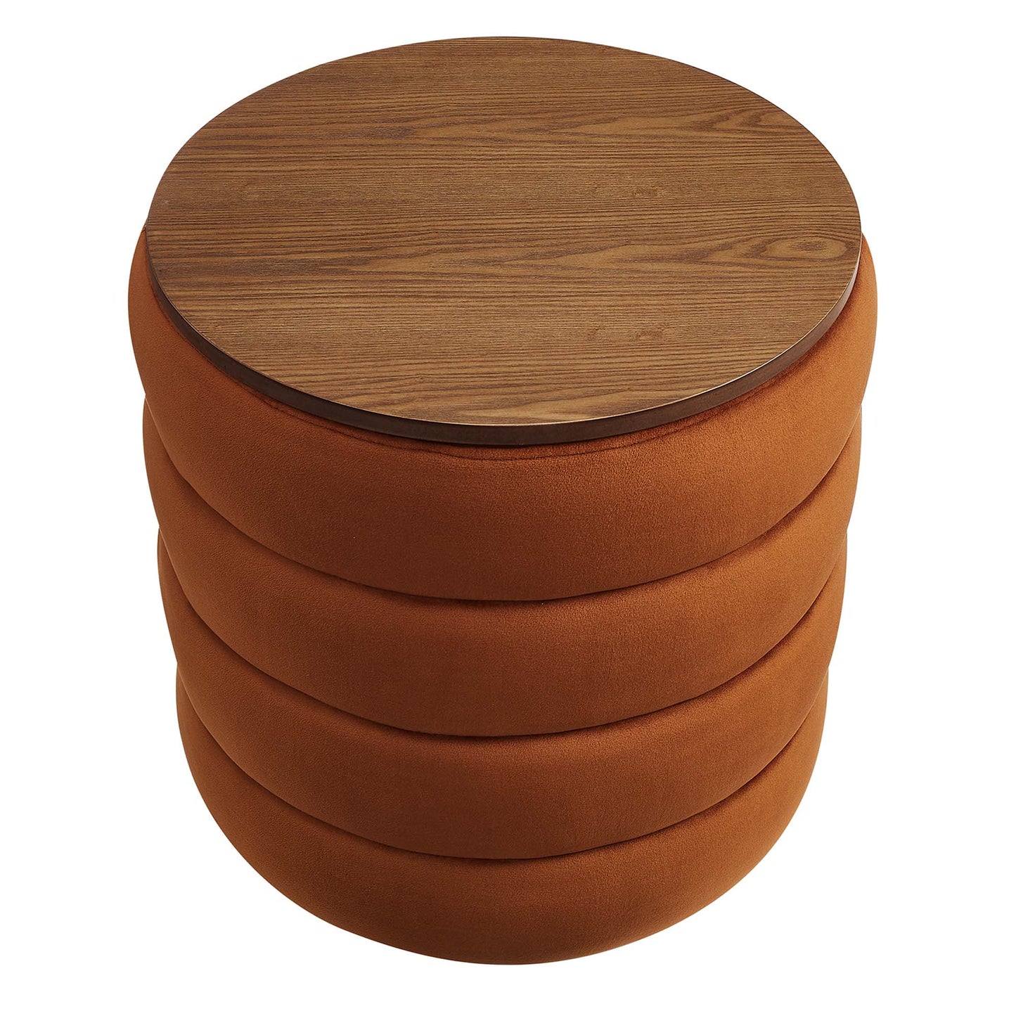 Mezzo Round Performance Velvet Storage Ottoman by Modway EEI-6684