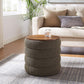 Mezzo Round Boucle Fabric Storage Ottoman by Modway EEI-6685