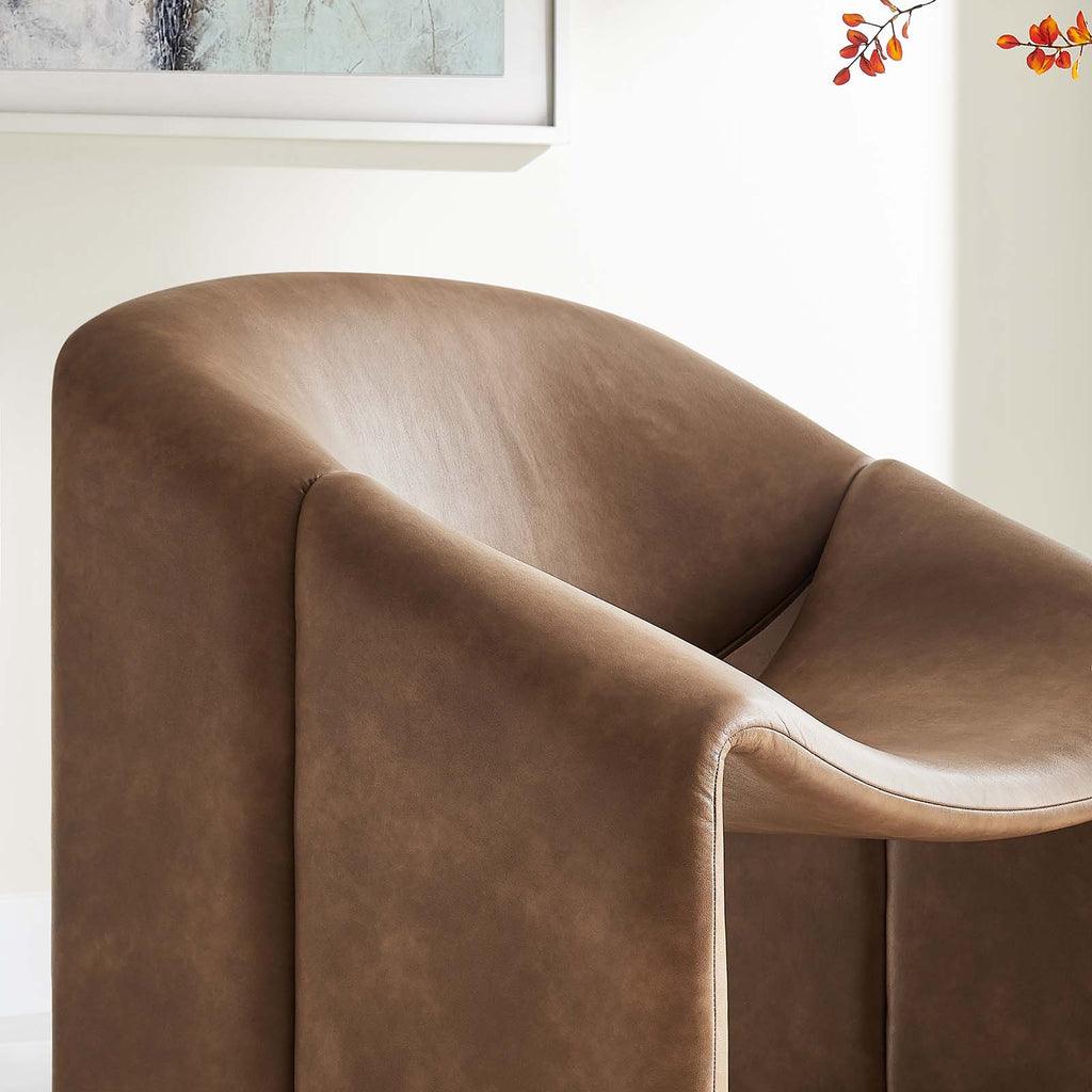 Modway Vivi Vegan Leather Accent Chair FredCo