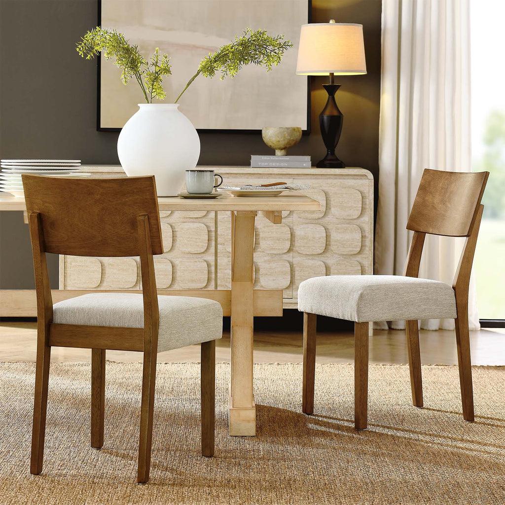 Modway Pax Wood Dining Side Chairs - Set of 2