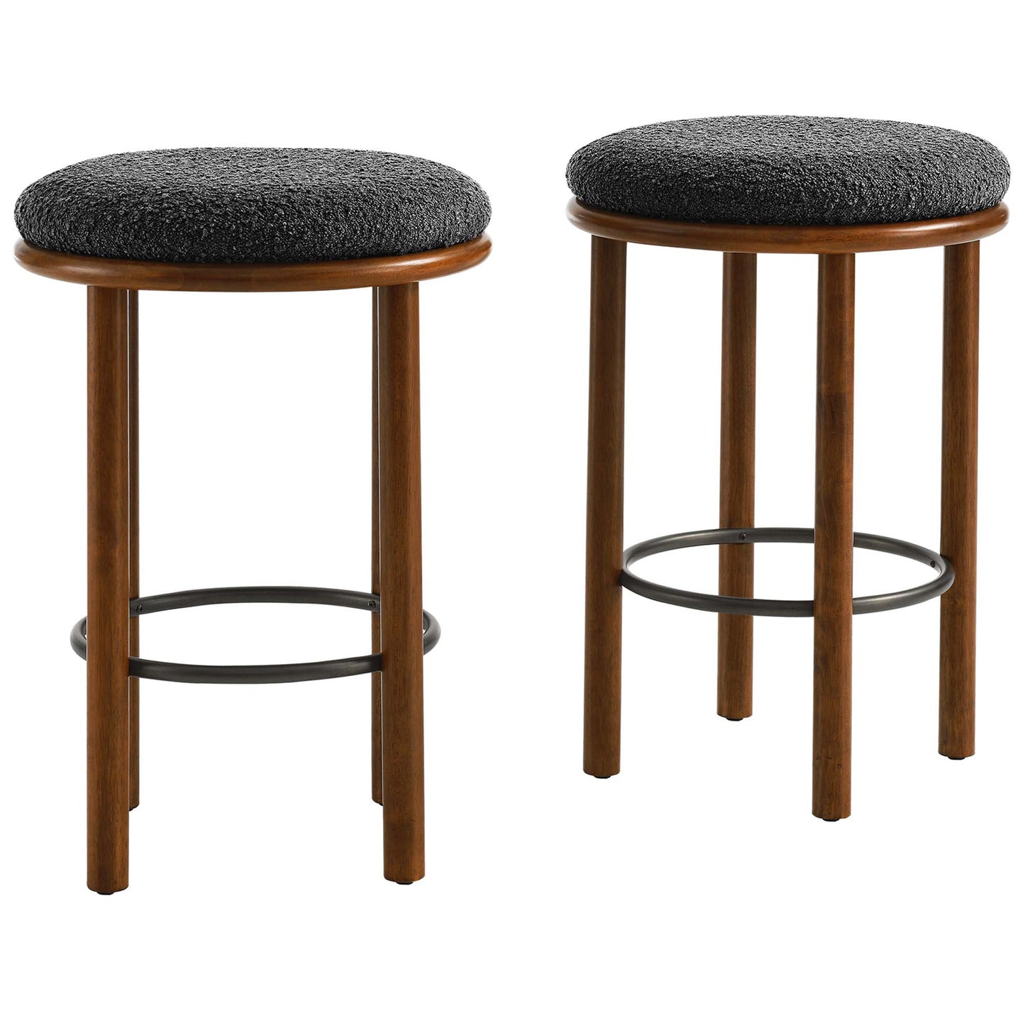 Fable Boucle Fabric Counter Stools Set of 2 by Modway EEI-6818