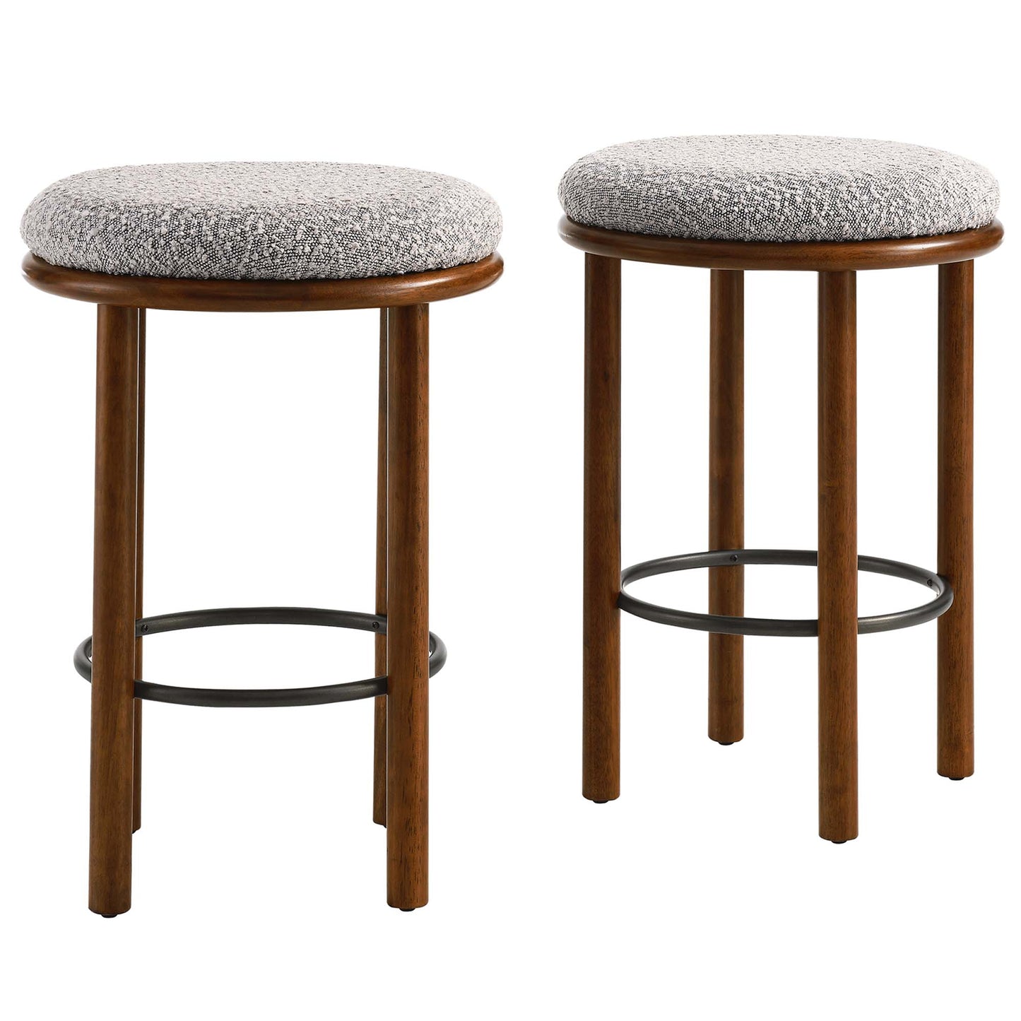 Fable Boucle Fabric Counter Stools Set of 2 by Modway EEI-6818