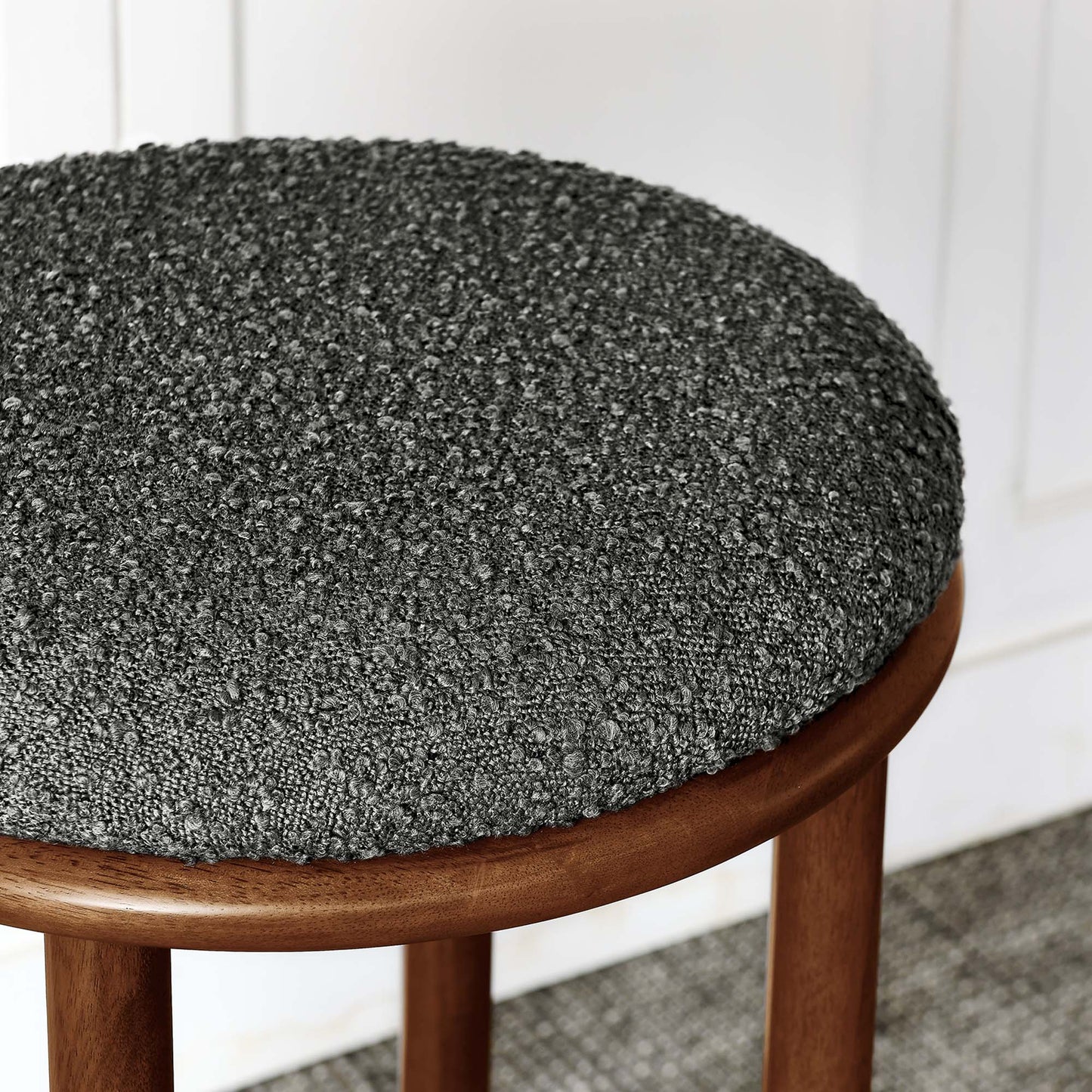 Fable Boucle Fabric Bar Stools Set of 2 by Modway EEI-6819
