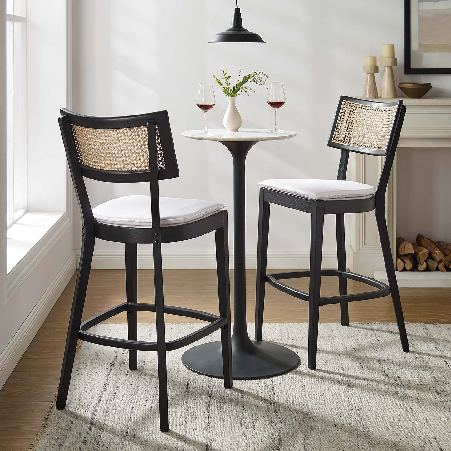 Caledonia Wood Bar Stools Set of 2 by Modway EEI-6820