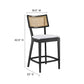 Caledonia Wood Counter Stools Set of 2 by Modway EEI-6821